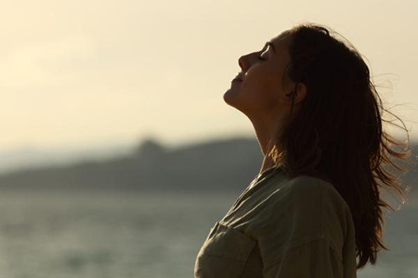 Photo of woman on the beach.