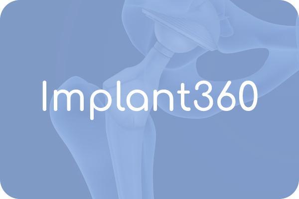Graphic call to action to Implant 360 page.